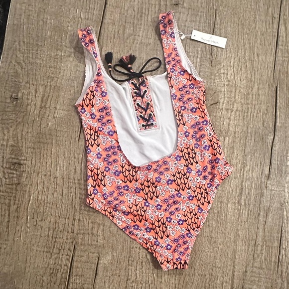 Poupette St. Barth Lola One Piece Swimsuit. - Picture 3 of 4